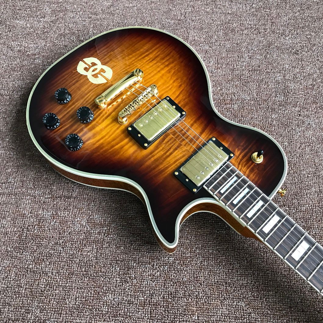 High Quality New Custom Shop Electric Guitar with Gold Color Hardware