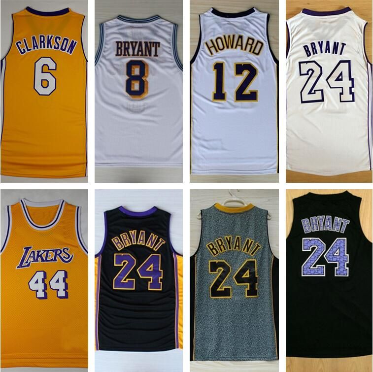 kobe bryant black and yellow jersey