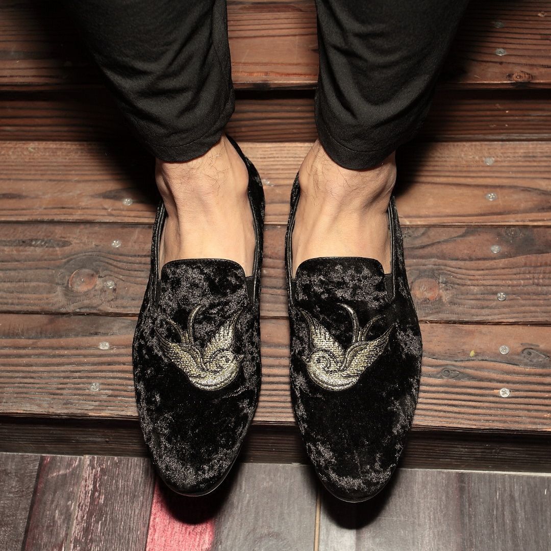 Acquista Mocassino Estivo In Velluto Nero Blu Di Breathabel Uomo Punta  Tonda Piatta Stile Inglese A Punta Tonda Realizzato A Mano In Vera Pelle A  154,29 € Dal Guocunhan2015 | DHgate Italy
