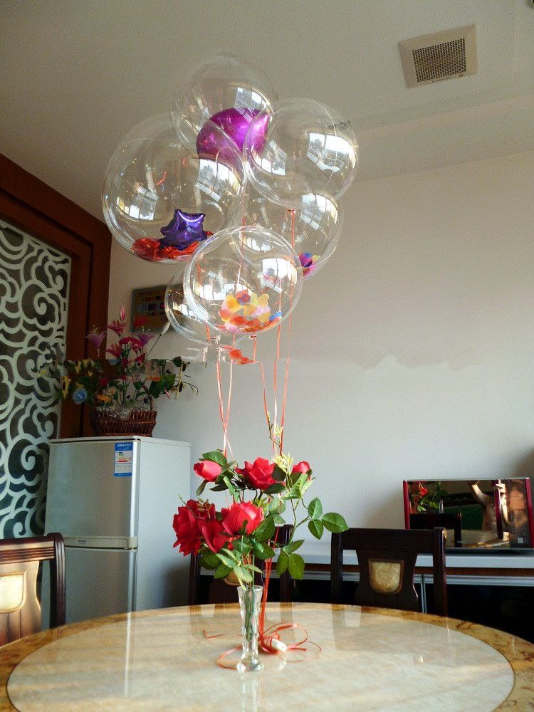 2021 Novelty Wedding Decorations Balloons Transparent Bubble Foil