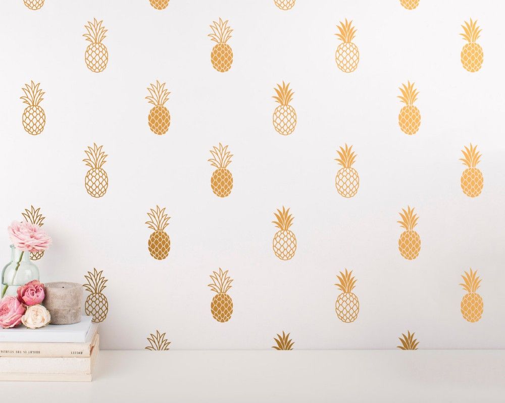 Pineapple Wall Decal Large Pineapples Wall Sticker For Kids Room Home