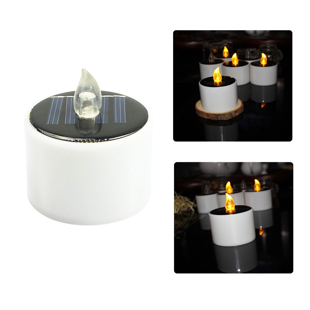2018 Led Flameless Candle Solar Powered Lamp Yellow Tea 2018 Led Flameless Candle Solar Powered Lamp Yellow Tea Light Wedding Party Home Decoration Warm White From Autoledlight 3 02 Dhgate Com