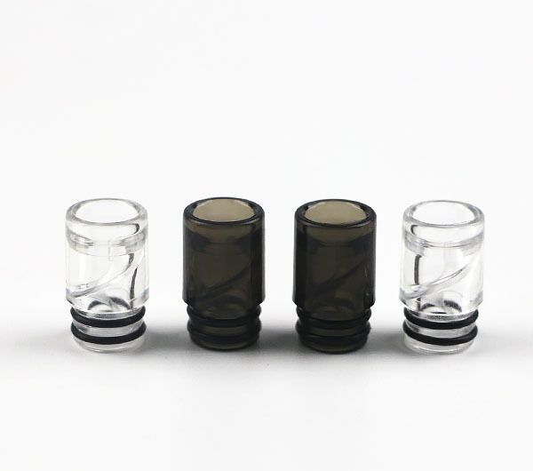 EGO AIO Spiral Airflow Drip Tips 510 Wide Bore Atomizer Mouthpiece For