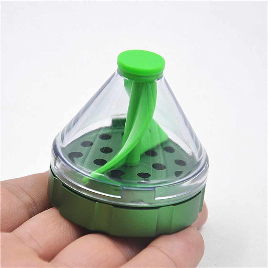 2019 Herb Grinders Funnel Tobacco Smoking Grinder VS SharpStone