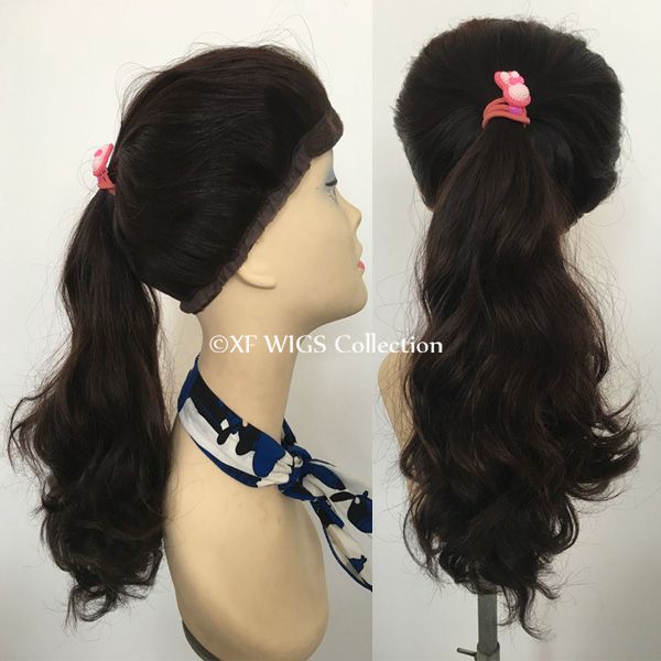 Fast Delivery Sport Fall Wig 100 Human Mongolian Hair 2 Dark