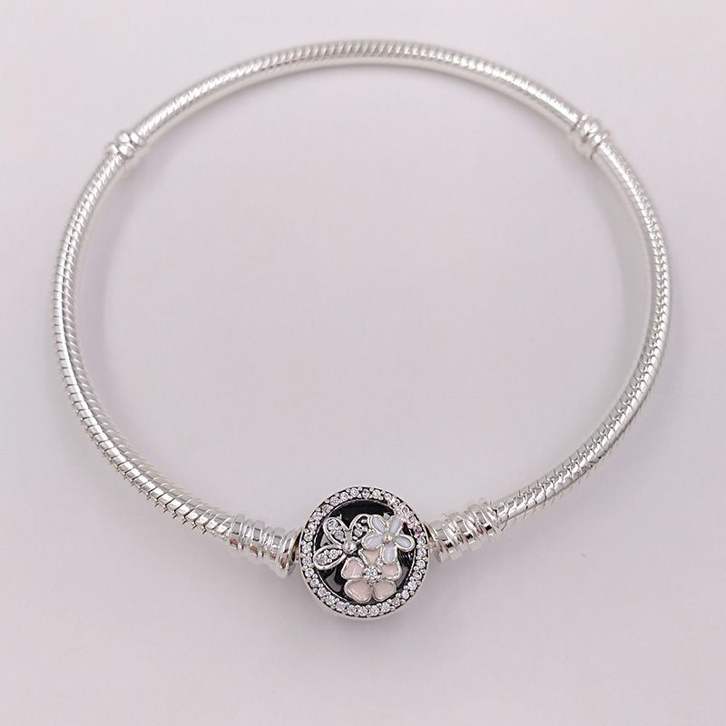 donor Cradle Collision course Authentic 925 Sterling Silver Poetic Blooms Mixed Enamels & Clear Cz  Bracelet Fits European Pandora Style Jewelry Charms Beads 590744CZ From  Andy_jewel, $26.93 | DHgate.Com