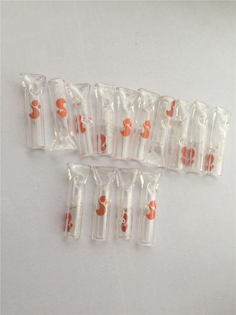 2019 Glass Filter Tips Cigarette Holder Cyan Clear Orange Green White