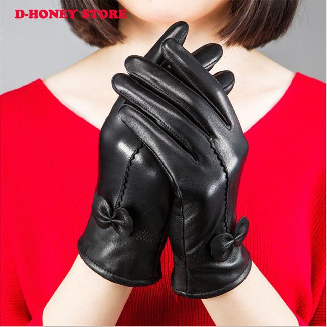 women's sheepskin lined gloves