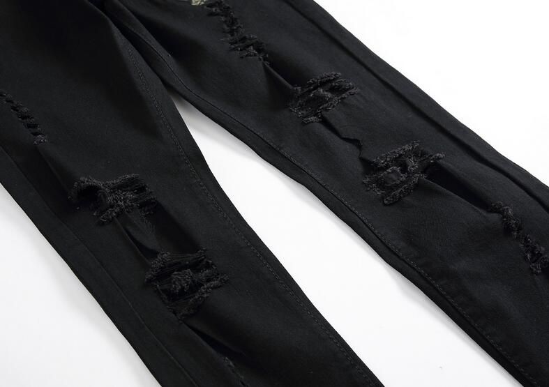 Compra Pantalones Vaqueros Rotos Negros Hombre Flores Rosa Bordado Vaqueros  De Mezclilla De Los Hombres Pantalones Vaqueros Pitillo Agujero Pantalones  Barato | Entrega Rápida Y Calidad | Es.Dhgate