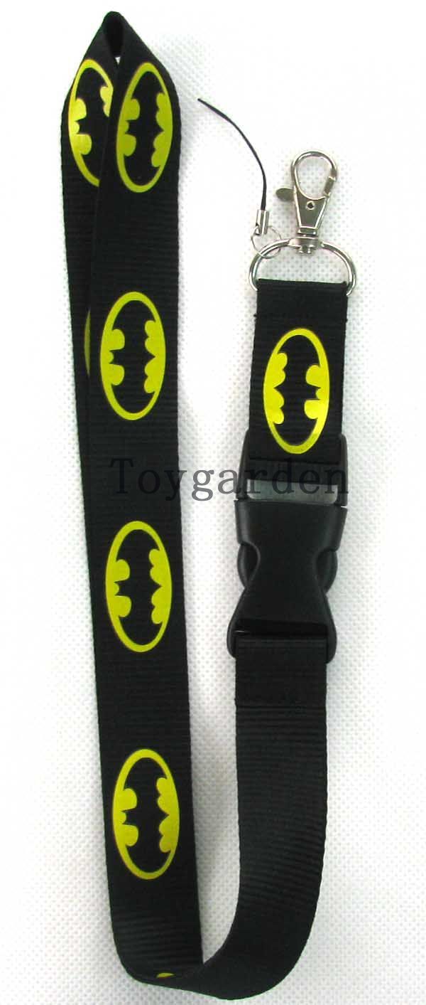 En son satmak 20 Adet Batman Logo İpi, Anahtarlık, yaka kartı, cep telefonu tutucu kayışlar kamera NLK-41