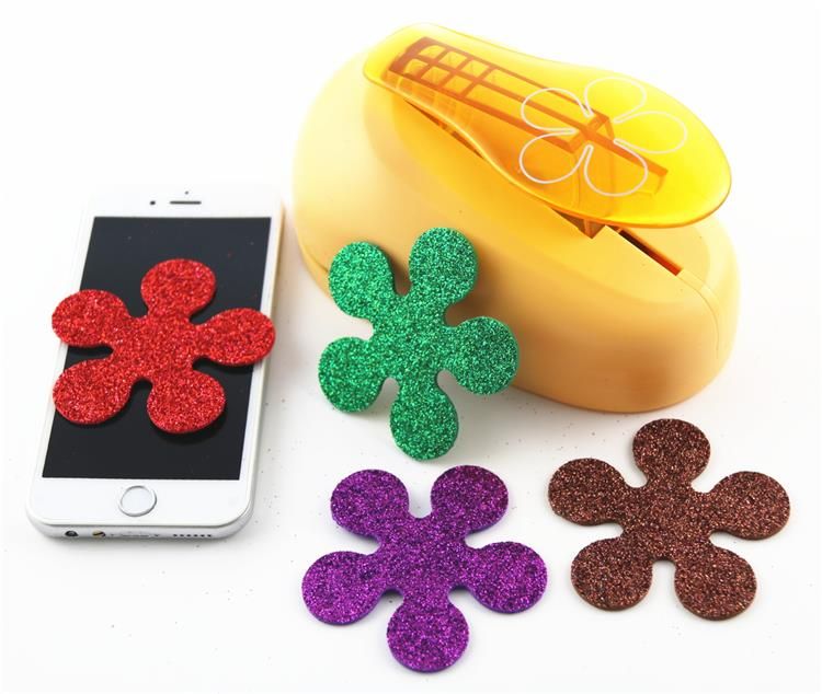 2019 wholesale free ship 76mm flower puncher scrapbooking punches flower paper cutter