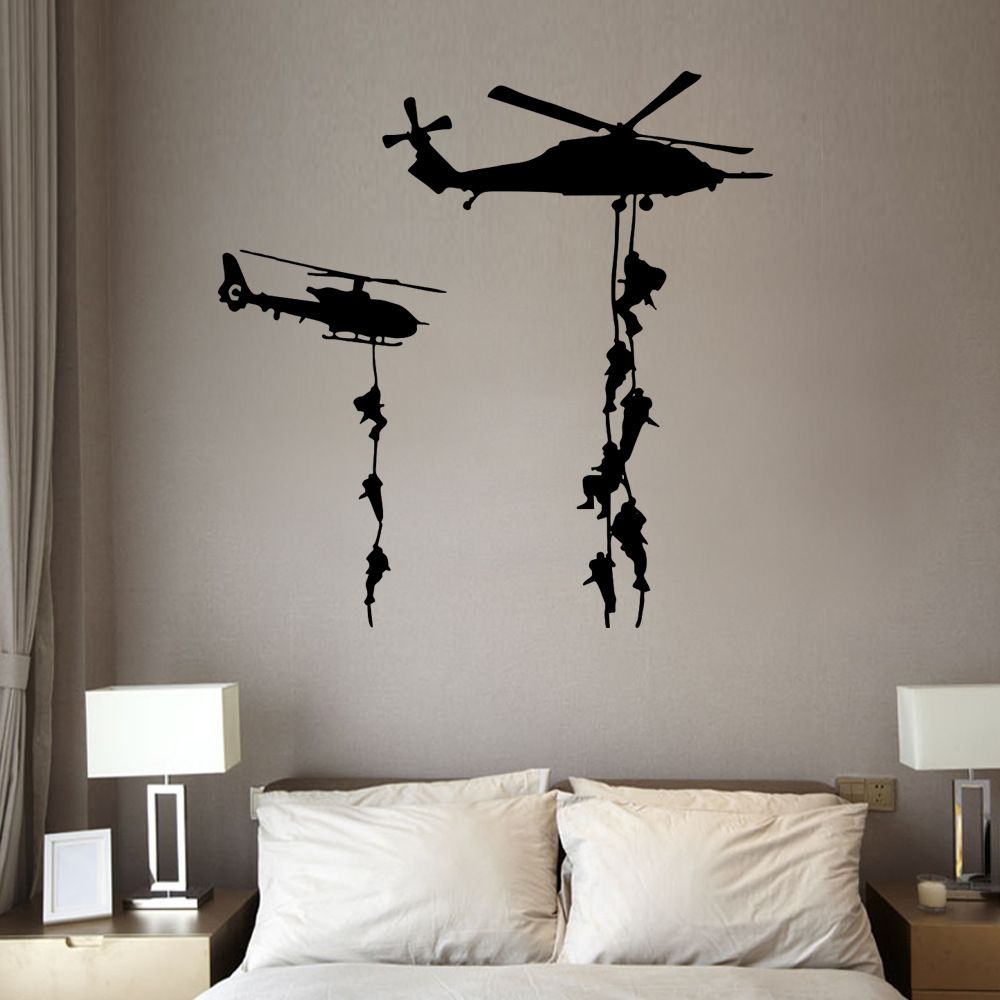 diy kids room pinterest black helicopter wall stickers diy military plane art decal for kids room and living decoration removable diy kids room pinterest black helicopter wall stickers diy military plane art decal for kids room and living decoration removable
