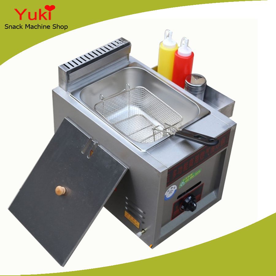 Gas Chips Fryer Single Tank Gas Deep Fryer Machine Chicken Fryer