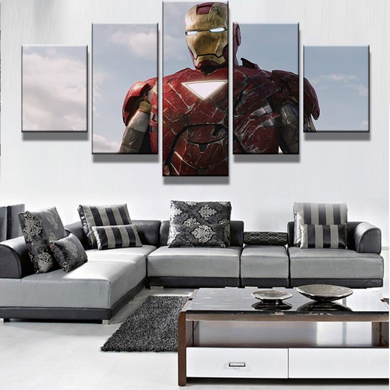 2019 Framed Printed The Avengers Handsome Iron Man Modern Home Wall Decor Canvas Picture Art Hd Print Painting On Canvas Artworks From Solutionwinni
