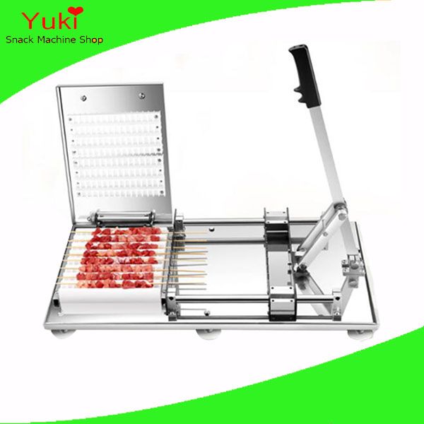 2019 Manual Meat Skewer Machine Kebab Skewer Machine Bamboo Skewer