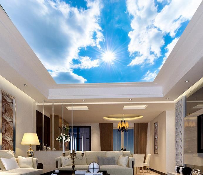 Großhandel 3D Deckentapete Für Schlafzimmerwände Individuelle 3D