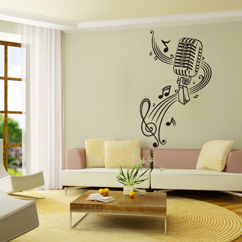 Satın Al Salon Yatak Odası TV Arkaplan Müzik Duvar Kağıdı Için Müzik