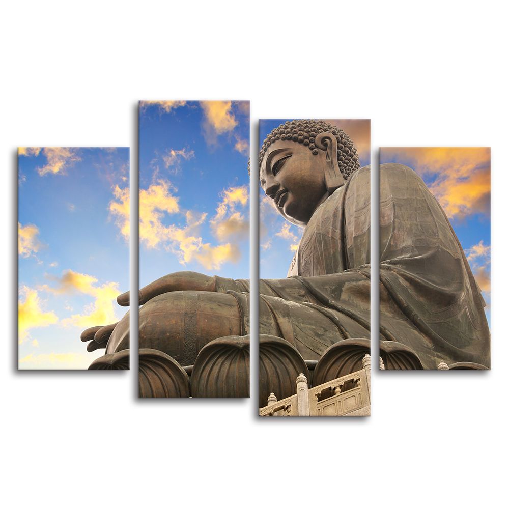 2018 Buddha Canvas Art Printing On Painting Living Room 2018 Buddha Canvas Art Printing On Painting Living Room Decoration Chinese Style Unframed30cmx60cmx30cmx80cmx From Creativearts