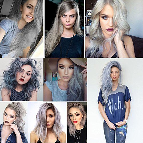 #Gray Clip in Human Hair Extensions 120g14''-26'' Peruvian Human Hair Clip In Extensions Silver Remy Human Hair Clip In