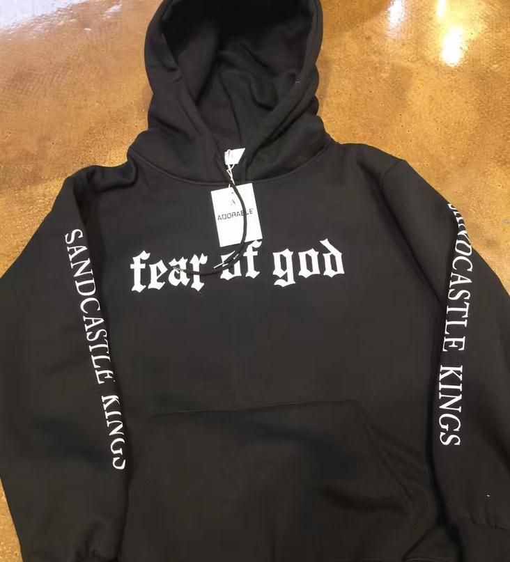 2021 Fear Of God Hoodie Beige Purpose Tour Sweatshirt Gorilla Wear Hiphop Sweatshirt Skateboard 