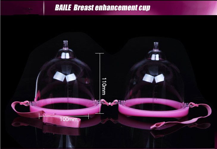 2021 Physical Bust Enhancer Breast Enlarger Pump Enlargement Vacuum Suction Dual Cup Beauty