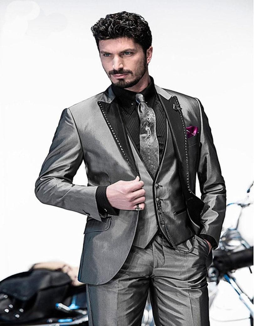 Wholesale The New 2016 Men's Fashion Gentleman Wedding Dress Suits