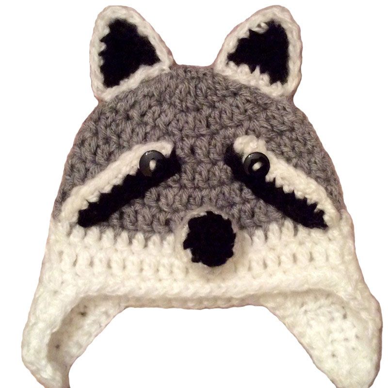 wolf beanie hat