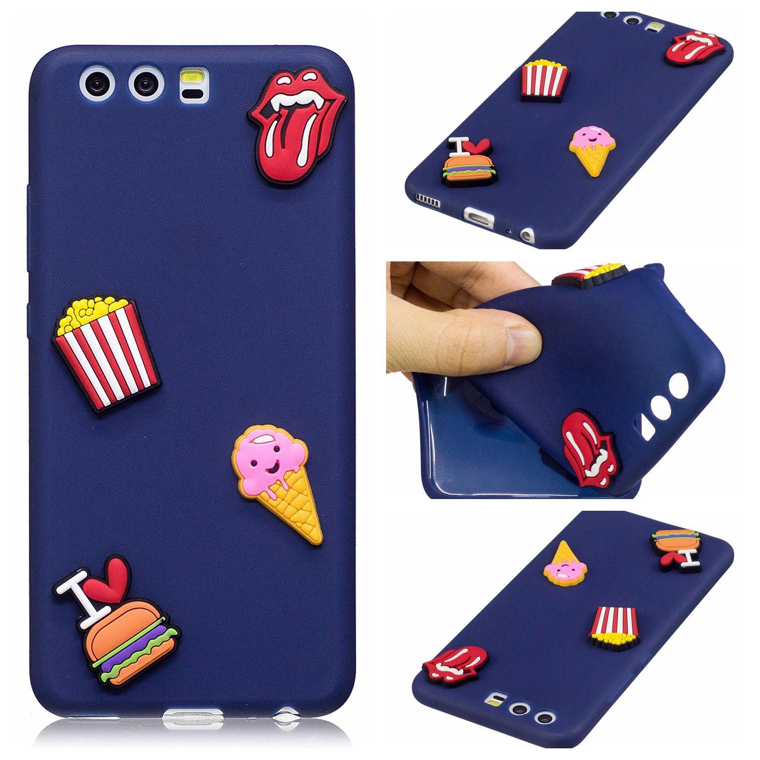 Fashion Candy Colors 3d Soft And Flexible Silicone Rubber Phone Case Fashion Candy Colors 3d Soft And Flexible Silicone Rubber Phone Case For Huawei P10 P10 Plus Vivo X9 Oppo R9s R9s Plus A59 Cell Phone Cases Phone Case From