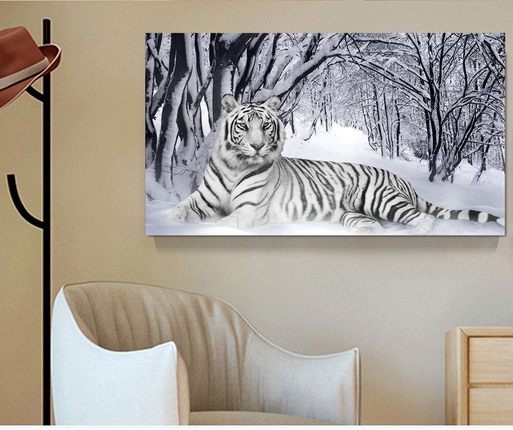 Großhandel White Tiger Landschaft Print Leinwand Malerei Home Decor Leinwand Wandkunst Bild Digital Kunstdruck Für Wohnzimmer Von Utoart $15 36 Auf De