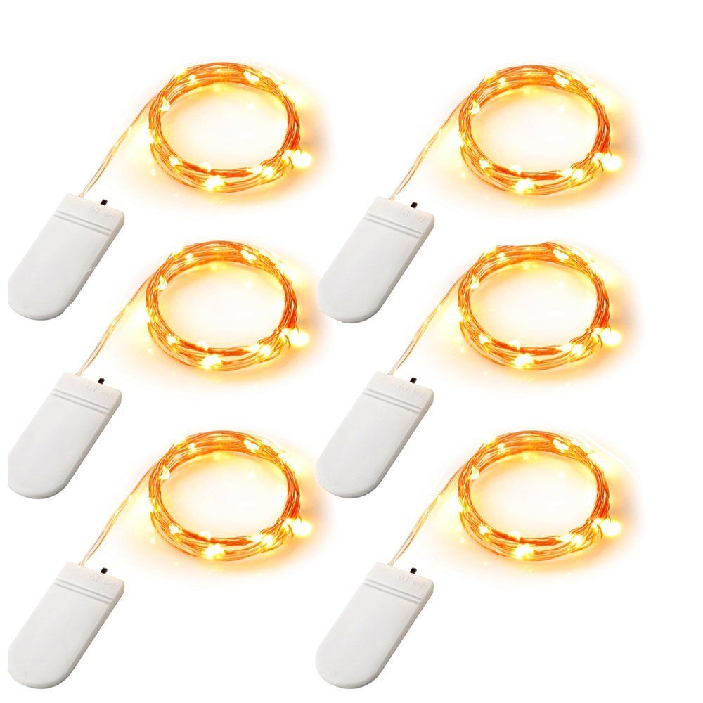 Fairy String Lights Battery Operated 7 2ft 20 Leds Firefly Lights Starry For Wedding Thanksgiving Dinner Party Christmas Decoration Crafting Led Controller