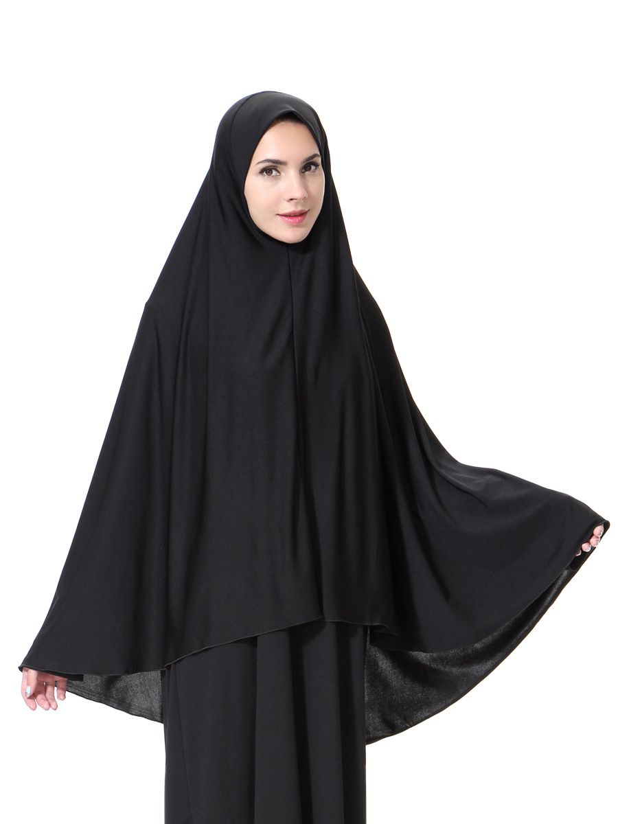 2022 New Fashion Long  Plain Muslim Hijab  Scarf Muslim 