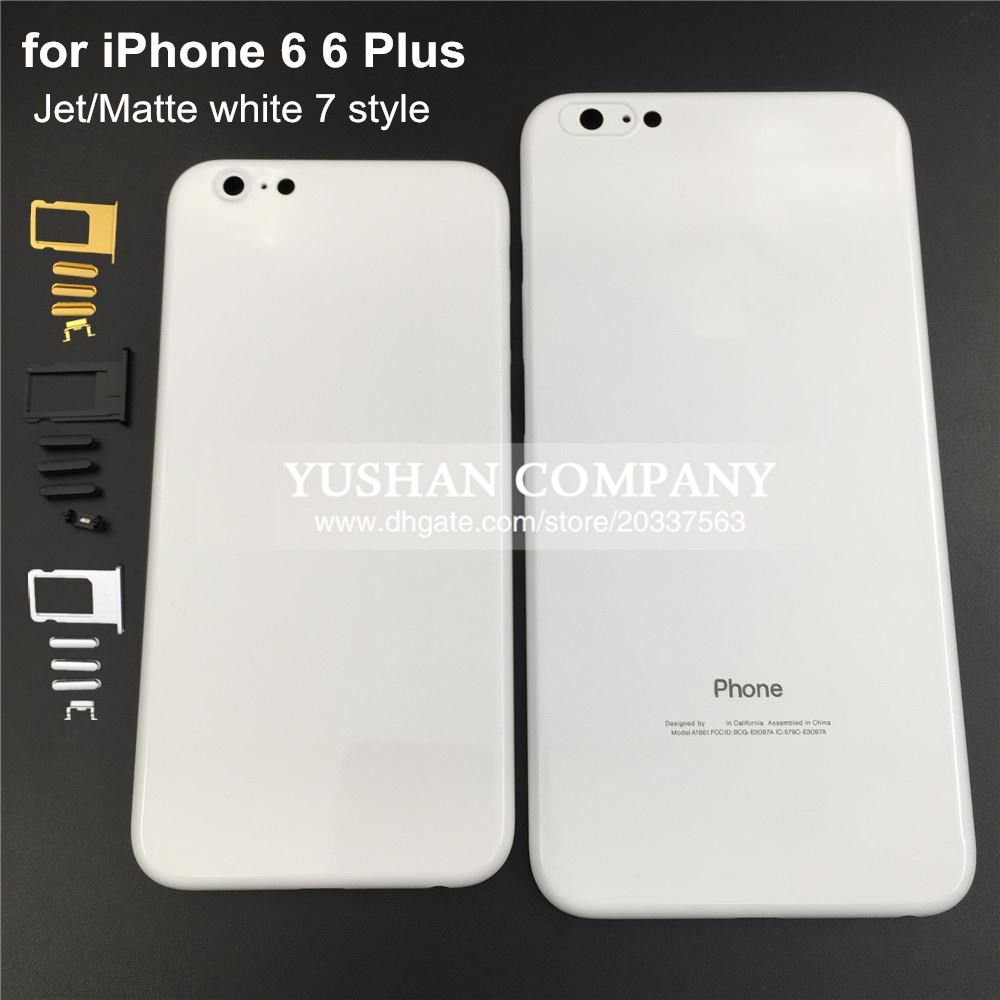 New Housing For Iphone 6 6s Housing 7 Style Jet White Matte White Like