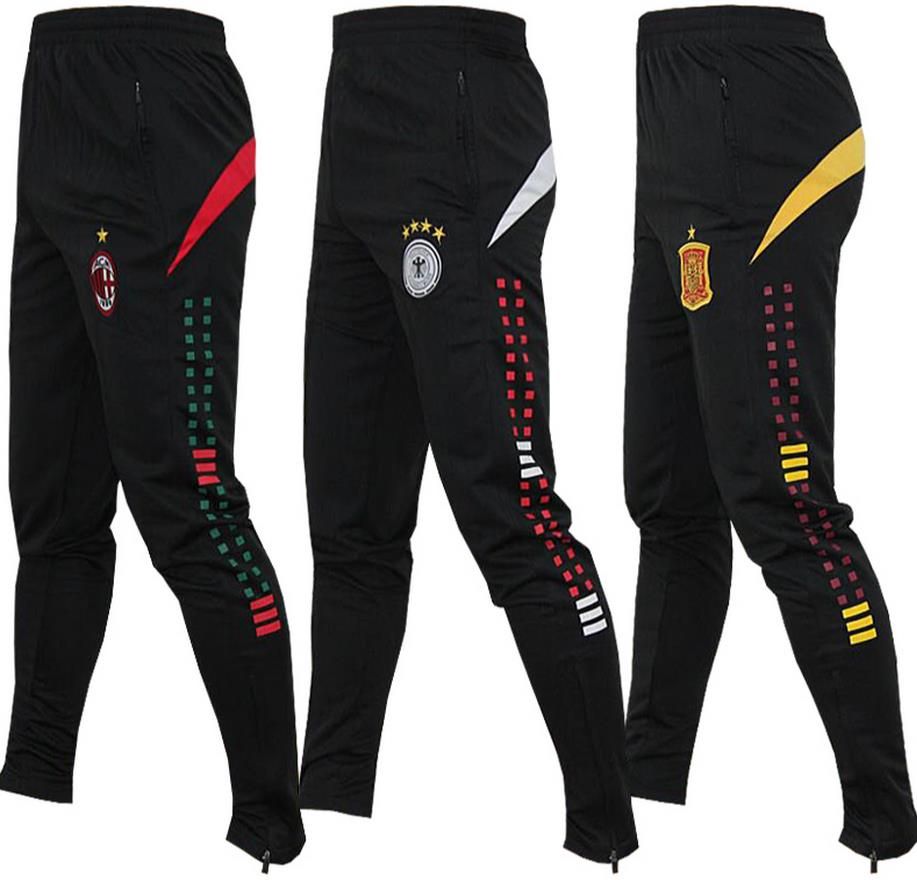 2019 Outdoor Men Soccer Pants Football Leg Elastic Training Sports