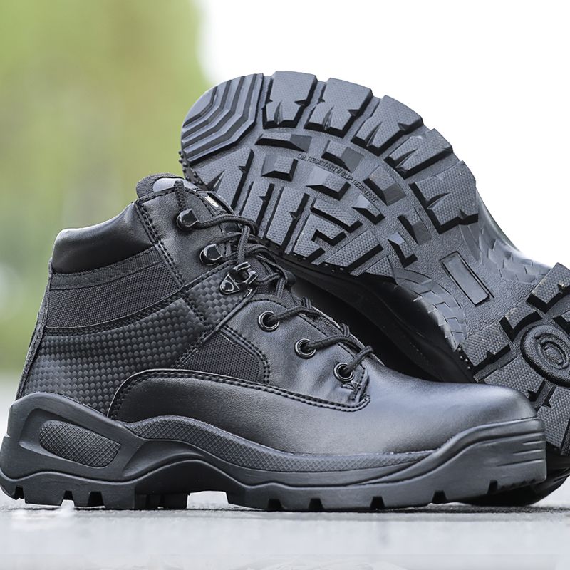 2019 Whole Sale Tactical Army Outdoor Shoes Black Boots Hunting Hiking