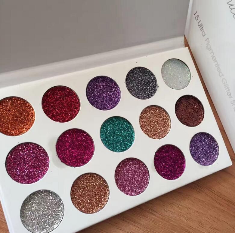 new brand glamierre unicorn glitter eyeshadow palette makeup eye