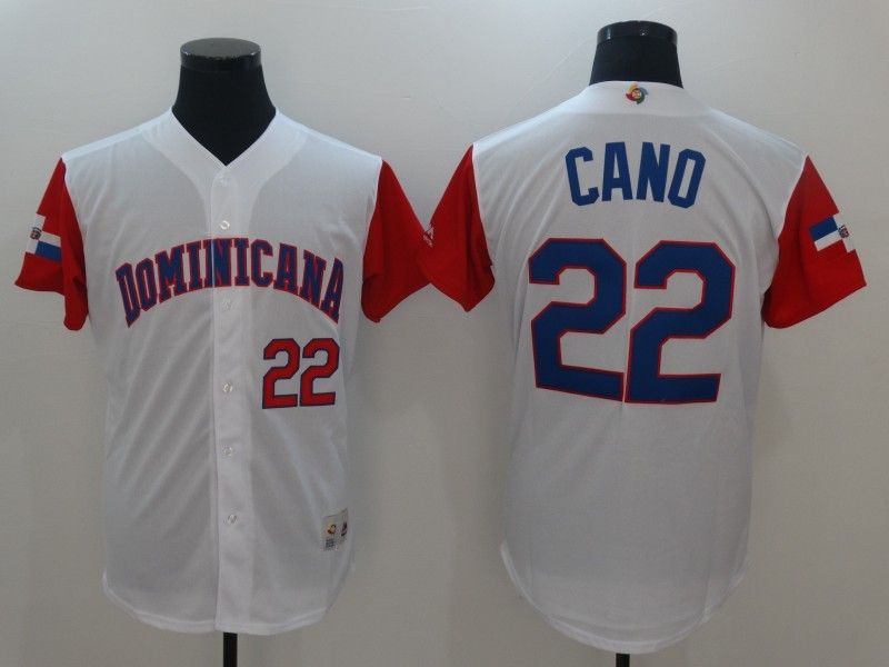 2021 Mens 2017 World Baseball Classic Dominican Republic Jersey 3 Manny