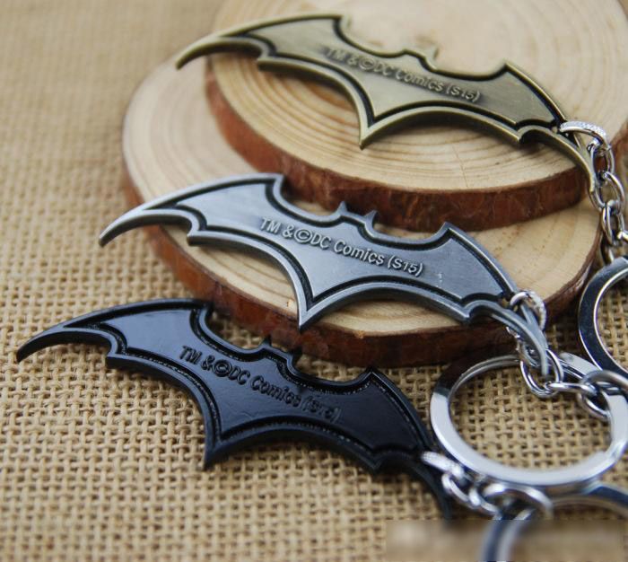 Bat Keychain Movie Super Hero Superhero Key Chain & Key Ring Holder Keyring Porte Clef Gift Men