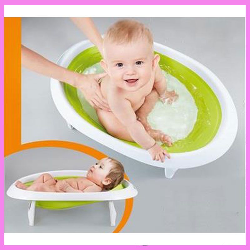 2018 2 In 1 Foldable Newborn Baby Bathtub Sitting Lying Shower 2018 2 In 1 Foldable Newborn Baby Bathtub Sitting Lying Shower Bath Support Tub Bucket Safety Seat 0 18 M From Strolexbaby