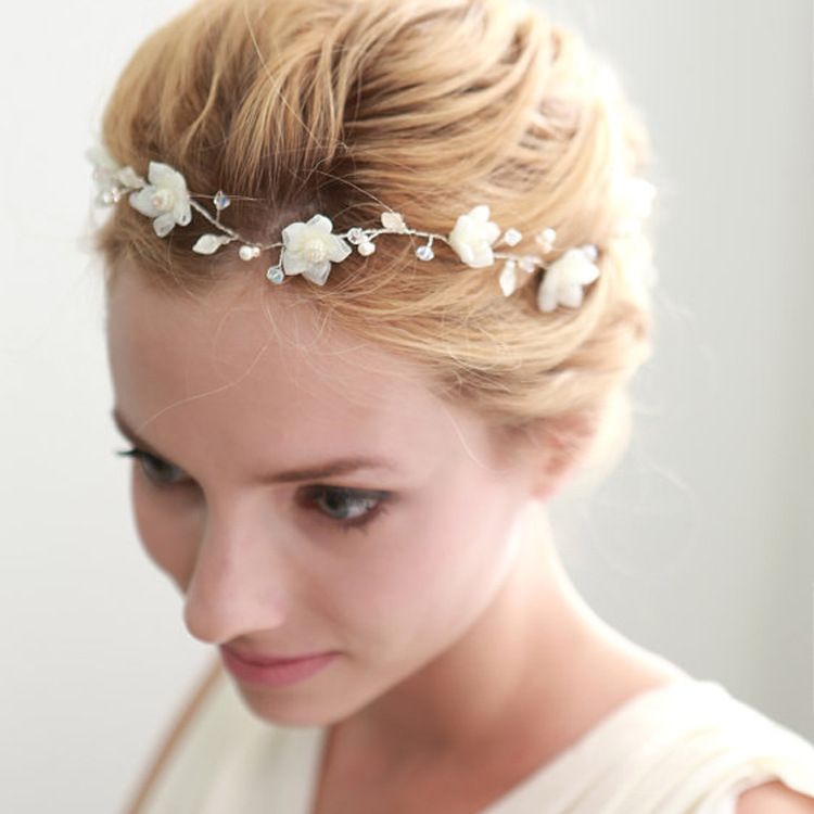 Fashion Pearl Flower Headpiece Wedding Hair Accessories Special