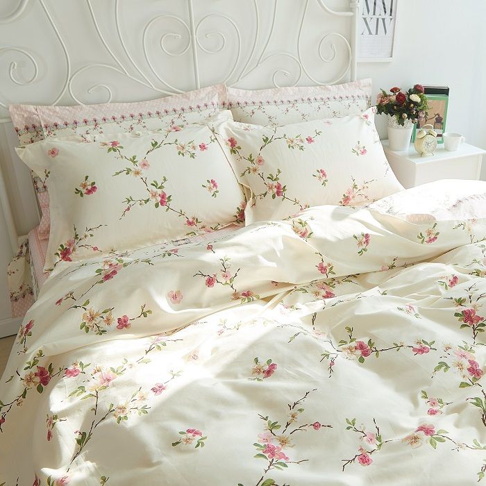 100 Cotton Bedding Set Chic Fl Bed Simple But Elegant Linen 100 Cotton Bedding Set Chic Fl Bed Simple But Elegant Linen Duvet Cover Sheet Pillowcase Full Queen Toddler Sets Insert From
