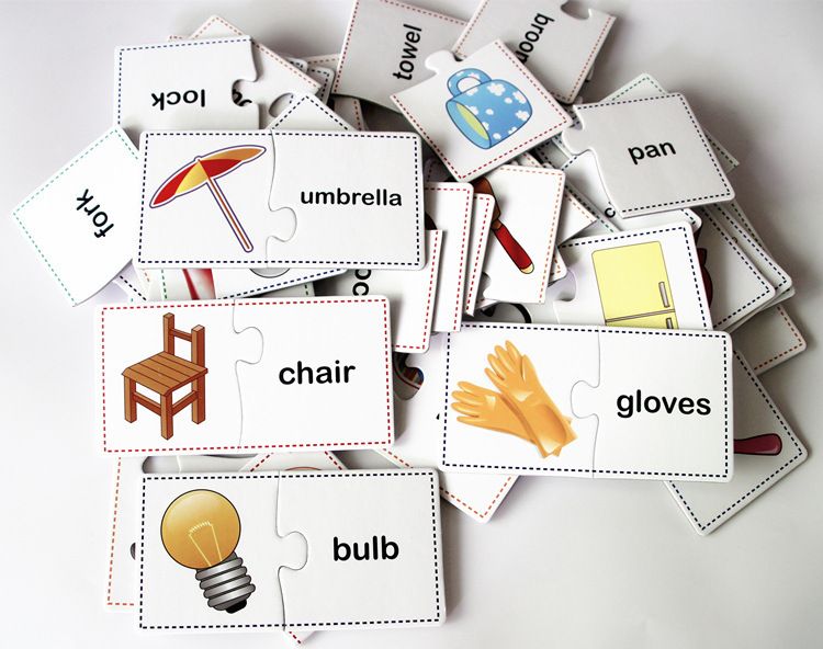 Acquista Puzzle Di Oggetti Quotidiani Puzzle Di Cartone Inglese Illuminismo Inglese Apprendimento Della Prima Infanzia Giochi Di Parole Giochi Bambini A 15 04 Dal Bdtoys Dhgate Com