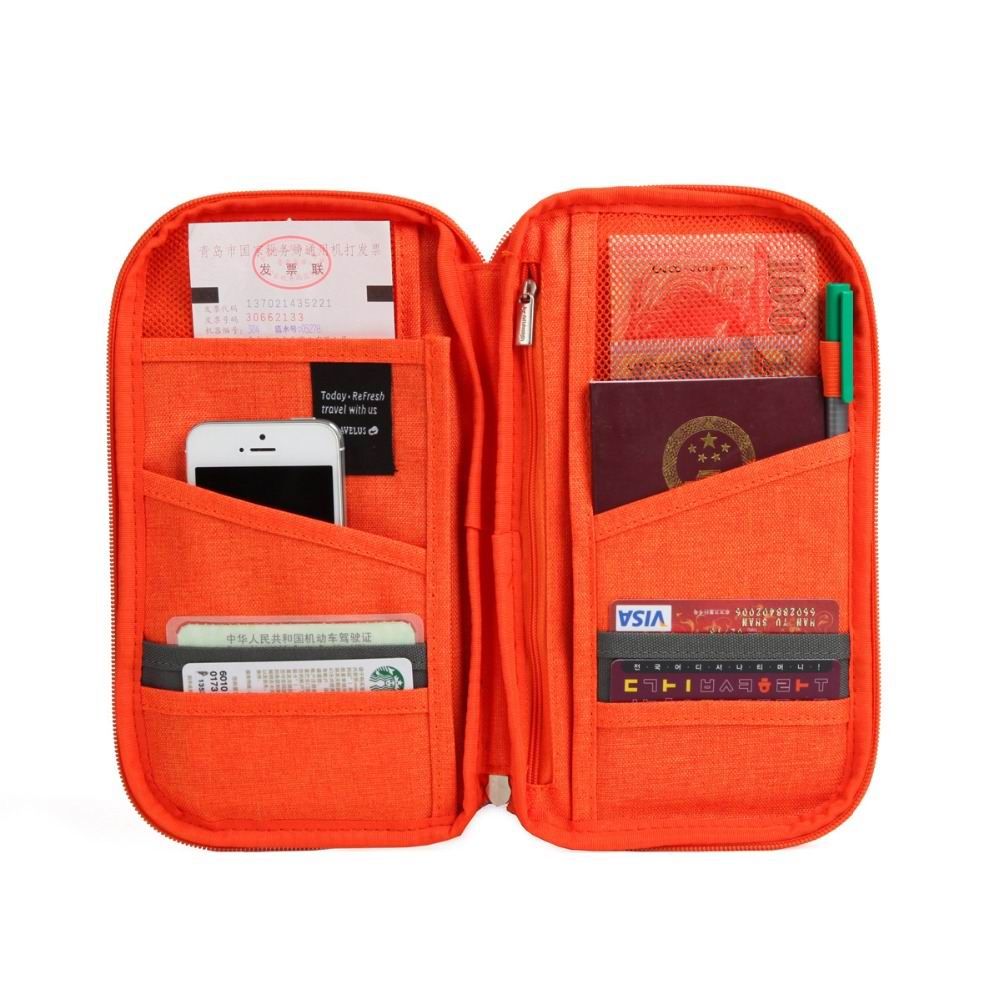 Brand Travel Passport ID Card Storage Organizer Wallet Women Men