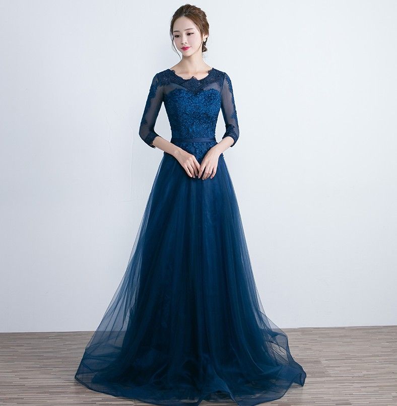 Blue Evening Gowns