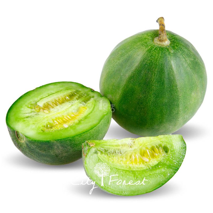 Green Sweet Melon Fruit Seeds Very Sweet Crisp Easy to Grow DIY Home Garden Heirloom Fruit Green