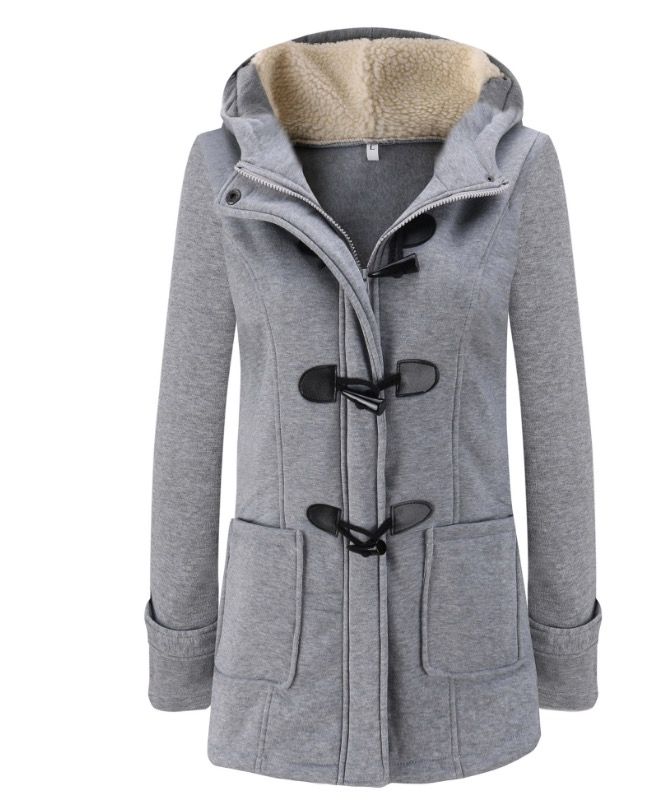 Grosshandel Frauen Jacken Neue Mode Herbst Winter Frauen Wollmischung Jacke Mit Kapuze Reissverschluss Mantel Horn Taste Solide Plus Grosse Kleidung Fur Frau Von Tory Kead 18 54 Auf De Dhgate Com Dhgate