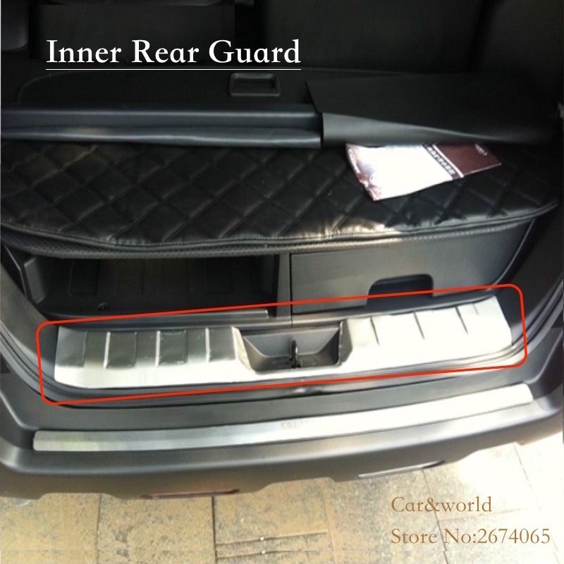 2018 For Nissan X Trail T31 Rear Bumper Tail Door Sill Tailgate Cover