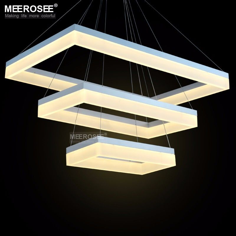 Led Pendant Light Modern Rectangle Black Suspension Led Pendant Light Modern Rectangle Black Suspension Fixture Gold Dining Room Lamp Clear Glass Lights Outdoor From