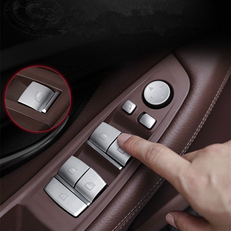 Car Styling Window Glass Lifting Buttons Sequins Cover Trim For Bmw ... Car Styling Window Glass Lifting Buttons Sequins Cover Trim For Bmw ...