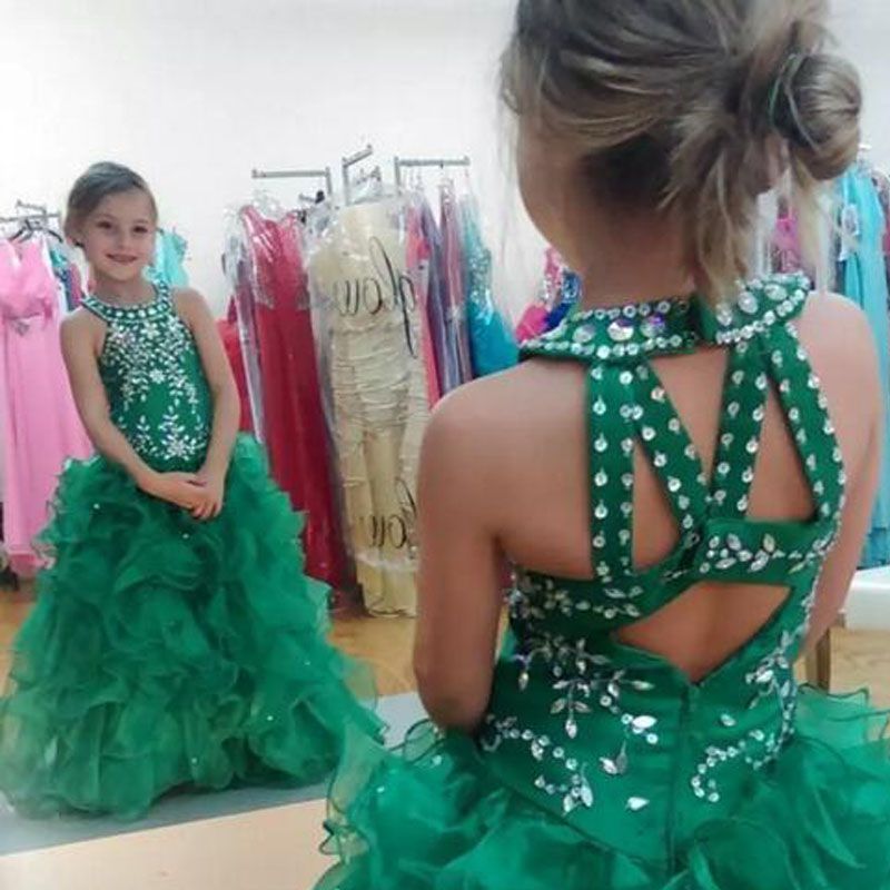Emerald Pageant Dresses