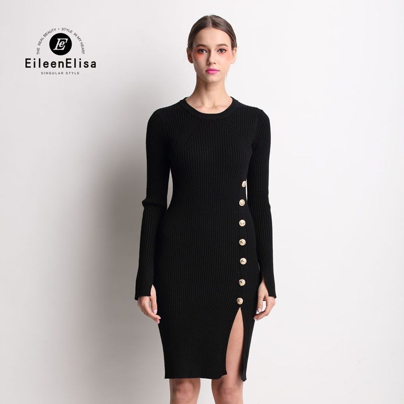 Black sweater dress 2017 Black sweater dress 2017